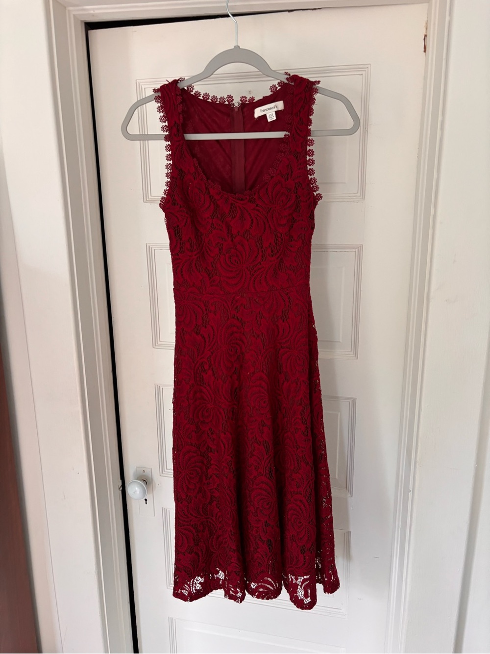 Francesca’s Red Lace Dress